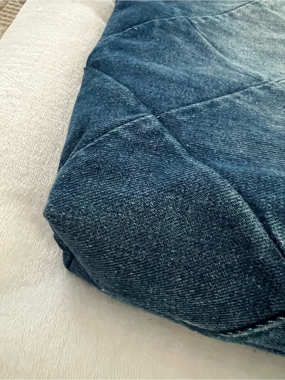 Chanel Denim bag with matching pouch NWOT - Picture 10 of 16